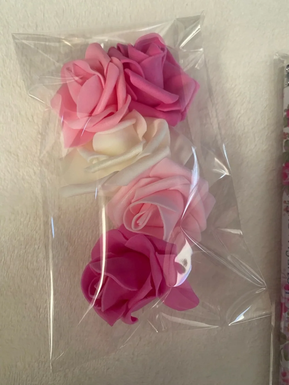 Floral Pink Pencil Set